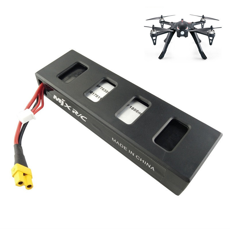 Drone Battery Li-Ion - ต้นฉบับ7.4V 1800MahสำหรับMJX R/C Bugs 3/B3แบตเตอรี่Li-Po MJX