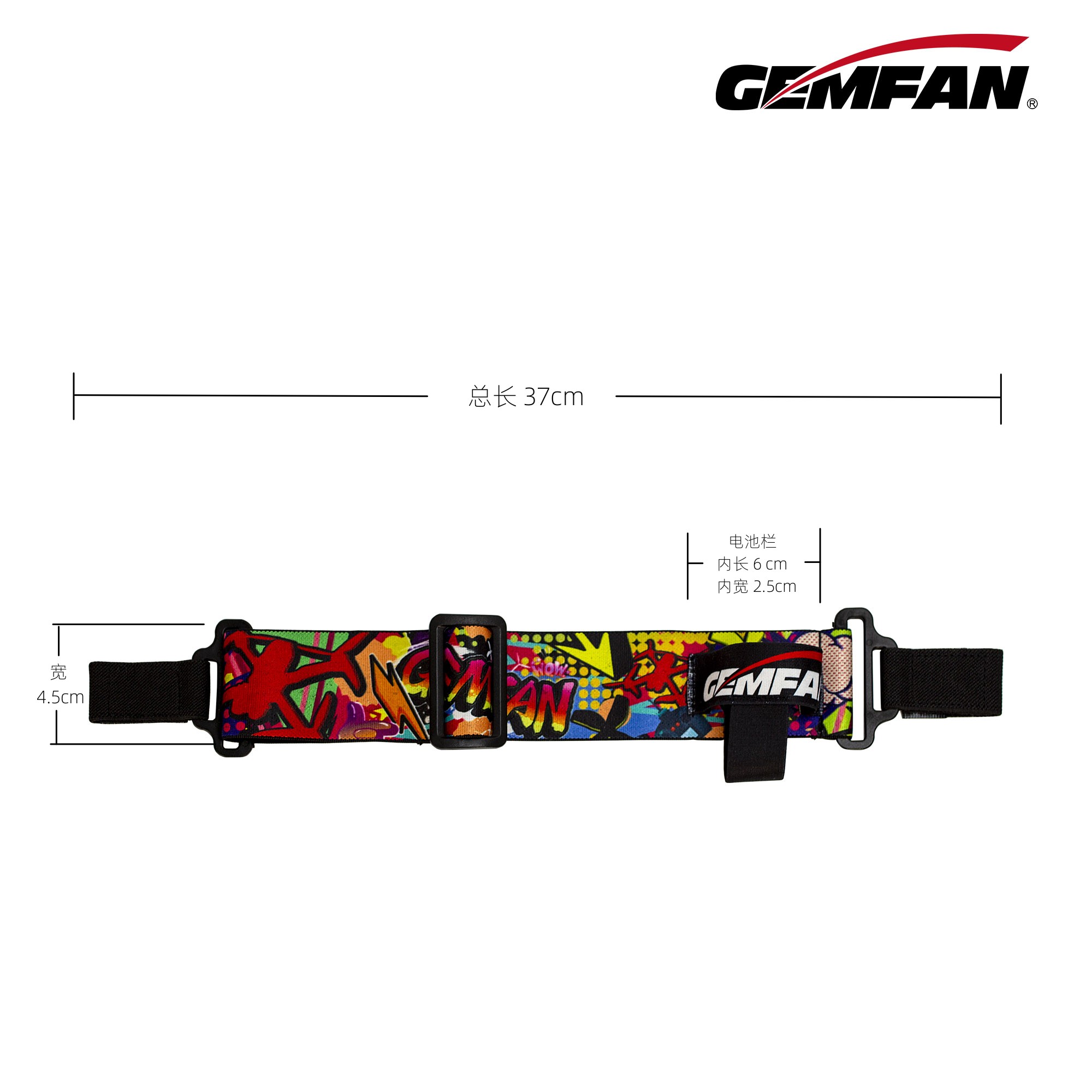 GEMFAN GOGGLE แบตเตอรี่ FPV แว - Drone Battery Strap บทวิจารณ์และราคา