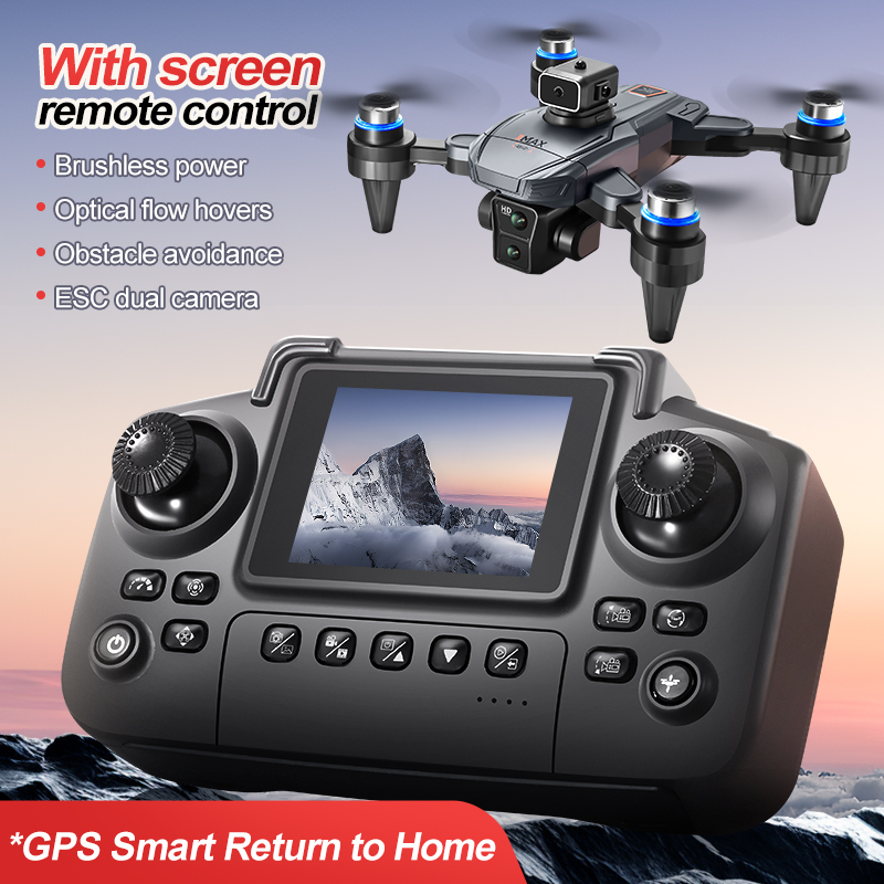 GPS RC Drone พร้อมหน้าจอ 4K Pr - Drone Battery Charger บทวิจารณ์และราคา